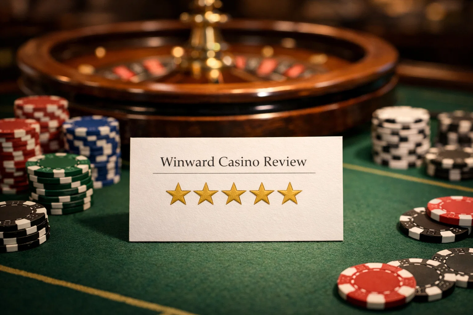 Digital concierge welcoming guests to Winward Casino